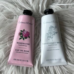 Crabtree & Evelyn Rosewater and Nantucket Briar Hand Therapy Duo